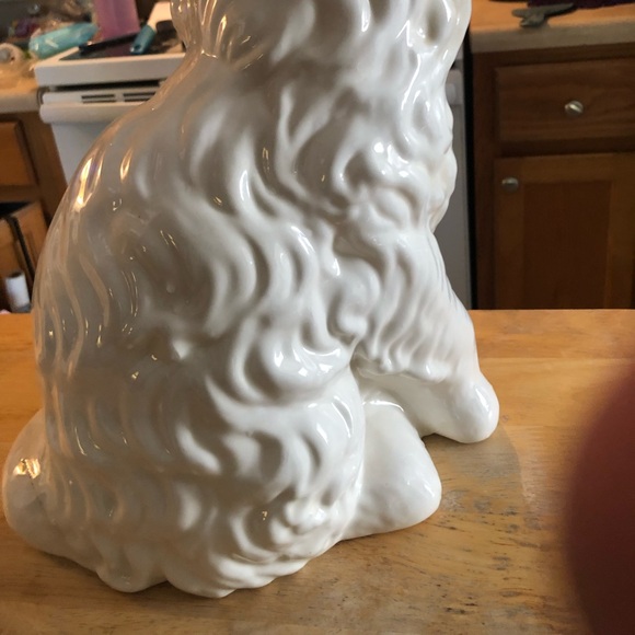 Large vintage ceramic cat statue - Picture 2 of 5
